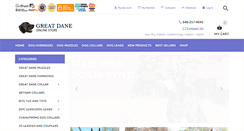 Desktop Screenshot of great-dane-dog-breed-store.com