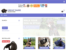 Tablet Screenshot of great-dane-dog-breed-store.com